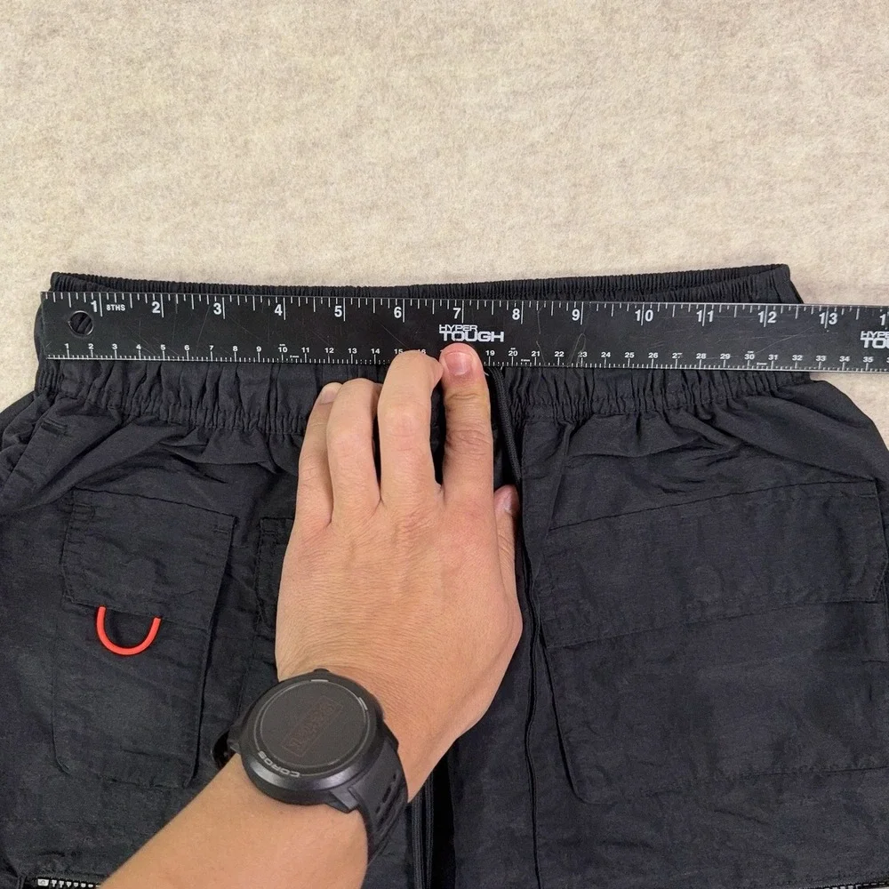 Jordan 23 Engineered Utility Cargo Shorts Loose Mens M Black Nylon CN7298-011